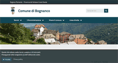 Desktop Screenshot of comune.bognanco.vb.it
